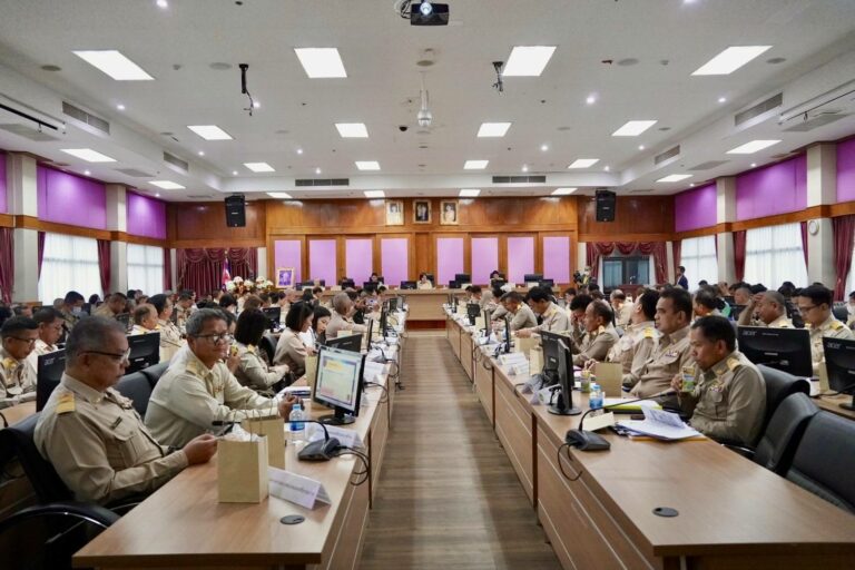 มหาวิทยาลัยวลัยลักษณ์ ประชาสัมพันธ์ “ตุมปังเกมส์” ในที่ประชุมจังหวัดนครศรีธรรมราช