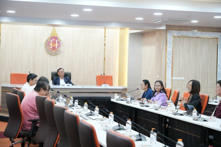 อธิการบดีมวล. ประชุมติดตามความคืบหน้าการจัดแข่งขันกีฬาตุมปังเกมส์