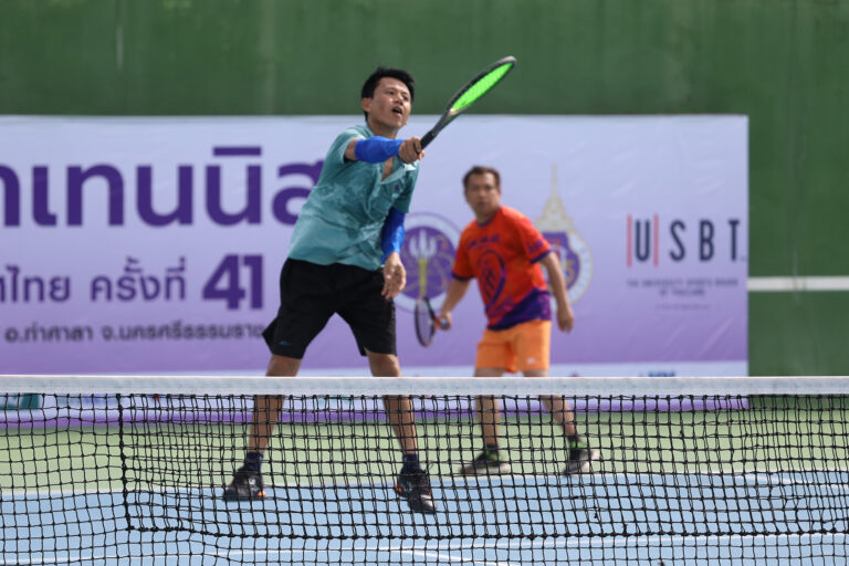 ต้านไม่ไหว! ทีมเทนนิส ม.วลัยลักษณ์ พ่าย ม.ศิลปากร 1 : 4 “ตุมปังเกมส์”