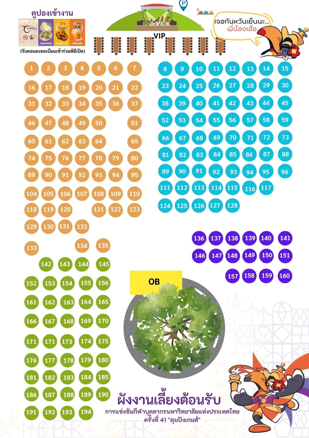 ผังงานเลี้ยงต้อนรับ